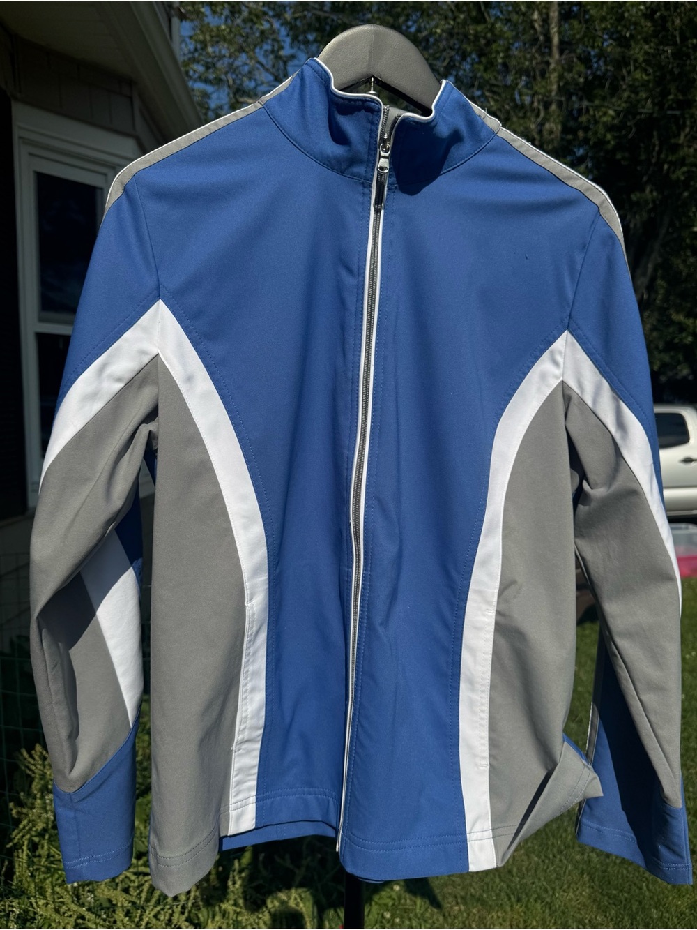Saint John's Bay Active Colorblock Zip-Up Jacket - Women's Size
